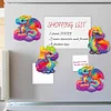 6Pcs/set Diamond Painting Rainbow Pterodactyl Fridge Magnet