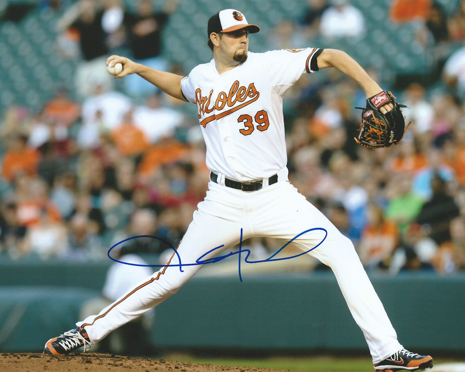 **GFA Baltimore Orioles *JASON HAMMEL* Signed 8x10 Photo Poster painting J4 COA**