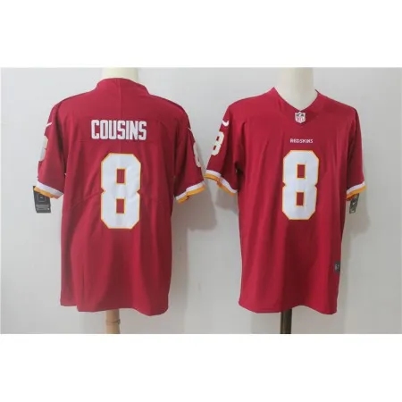 Men's  Washington Redskins #8 Kirk Cousins Red Alternate Stitched NFL Vapor Untouchable Limited Jersey