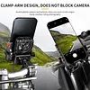 Cooling Motorcycle Phone Mount with USB/TYPE-C Charging Port Motorcycle Phone Holder 360 Rotation Cellphone Cradle Adjustable for 5.4-7.8 Inch Smartphone (Handlebar)