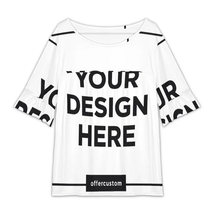 Personalized Design Big Round Neck T-shirt
