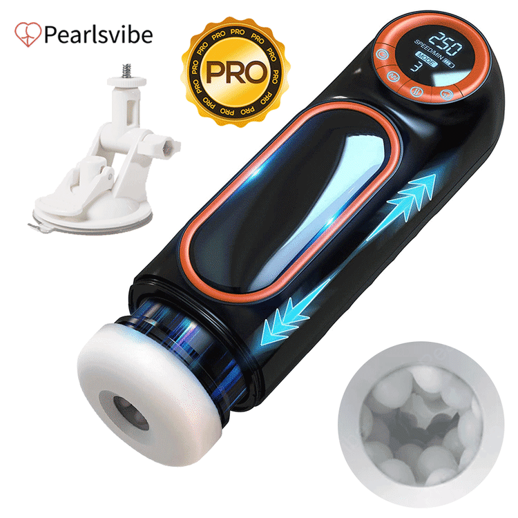 Pearlsvibe Intruder 1.0 Fully Automatic Men's Masturbator Inverted Aircraft Cup Adult