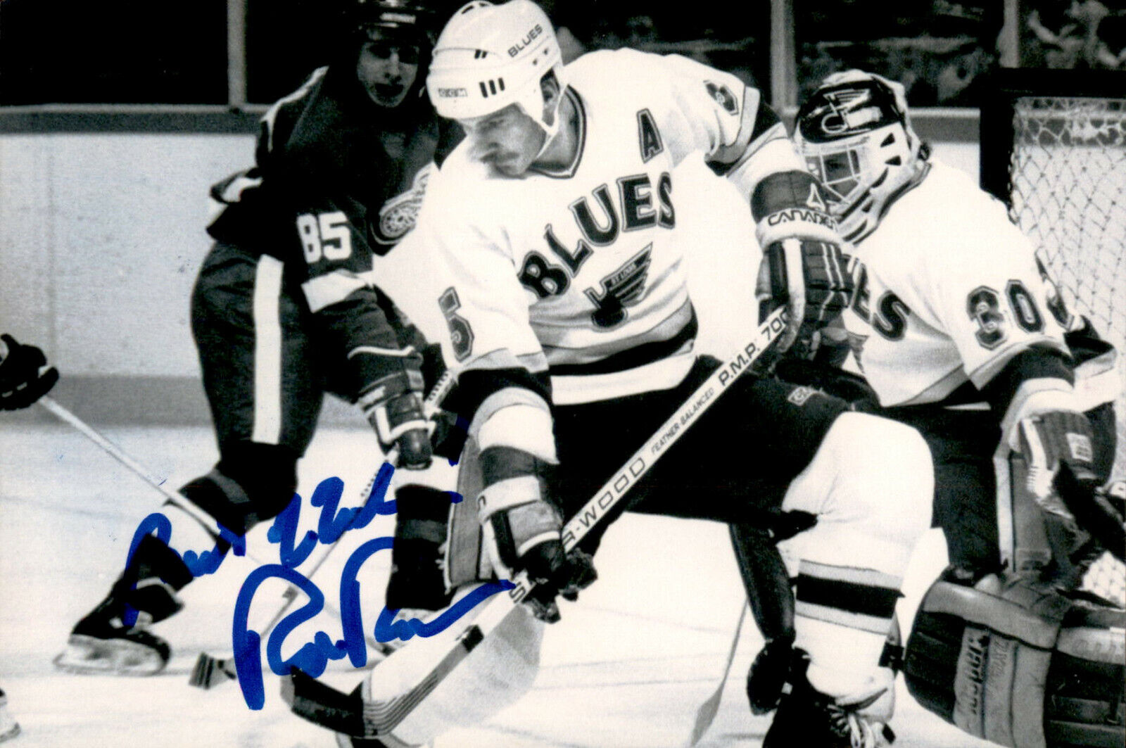 Rob Ramage SIGNED autographed 4x6 Photo Poster painting ST LOUIS BLUES