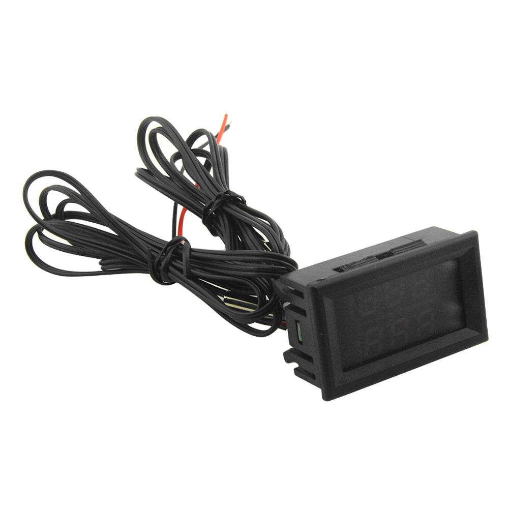 

Dc4-28V High-Precision Dual-Display Digital Car Thermometer Ntc Metal Probe, 501 Original