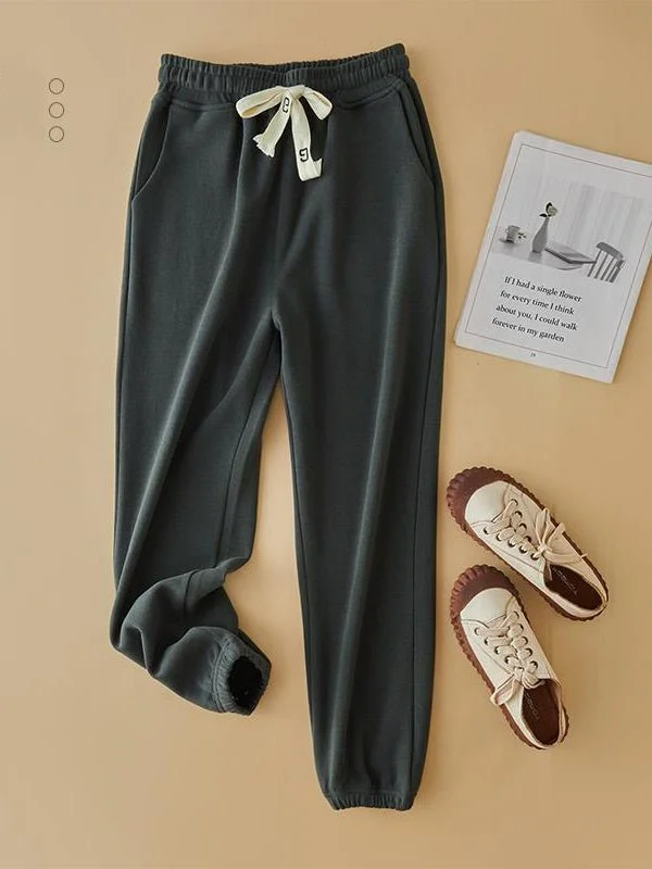 Loose And Casual Harem Cropped Ankle Pants