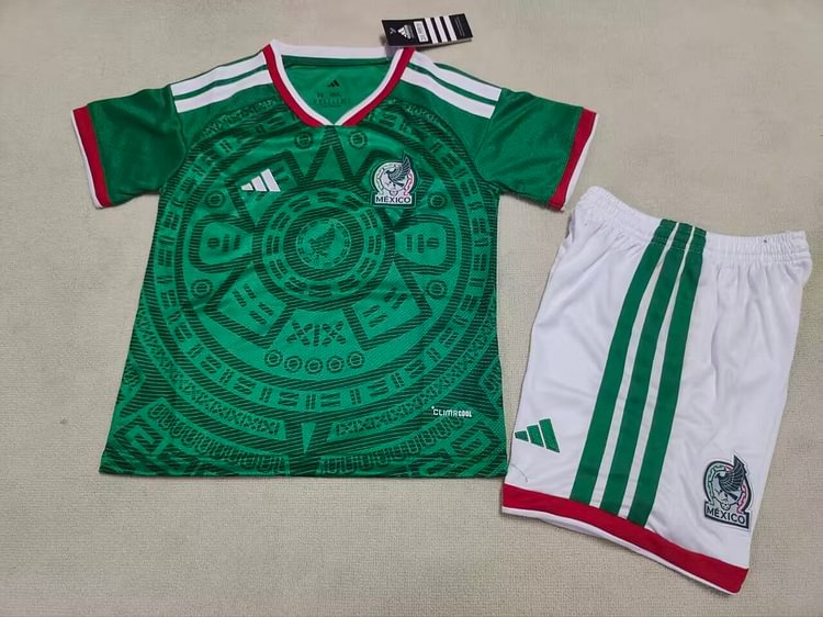 2026-27 World Cup Mexico Home Jersey - Adult and Children's Set