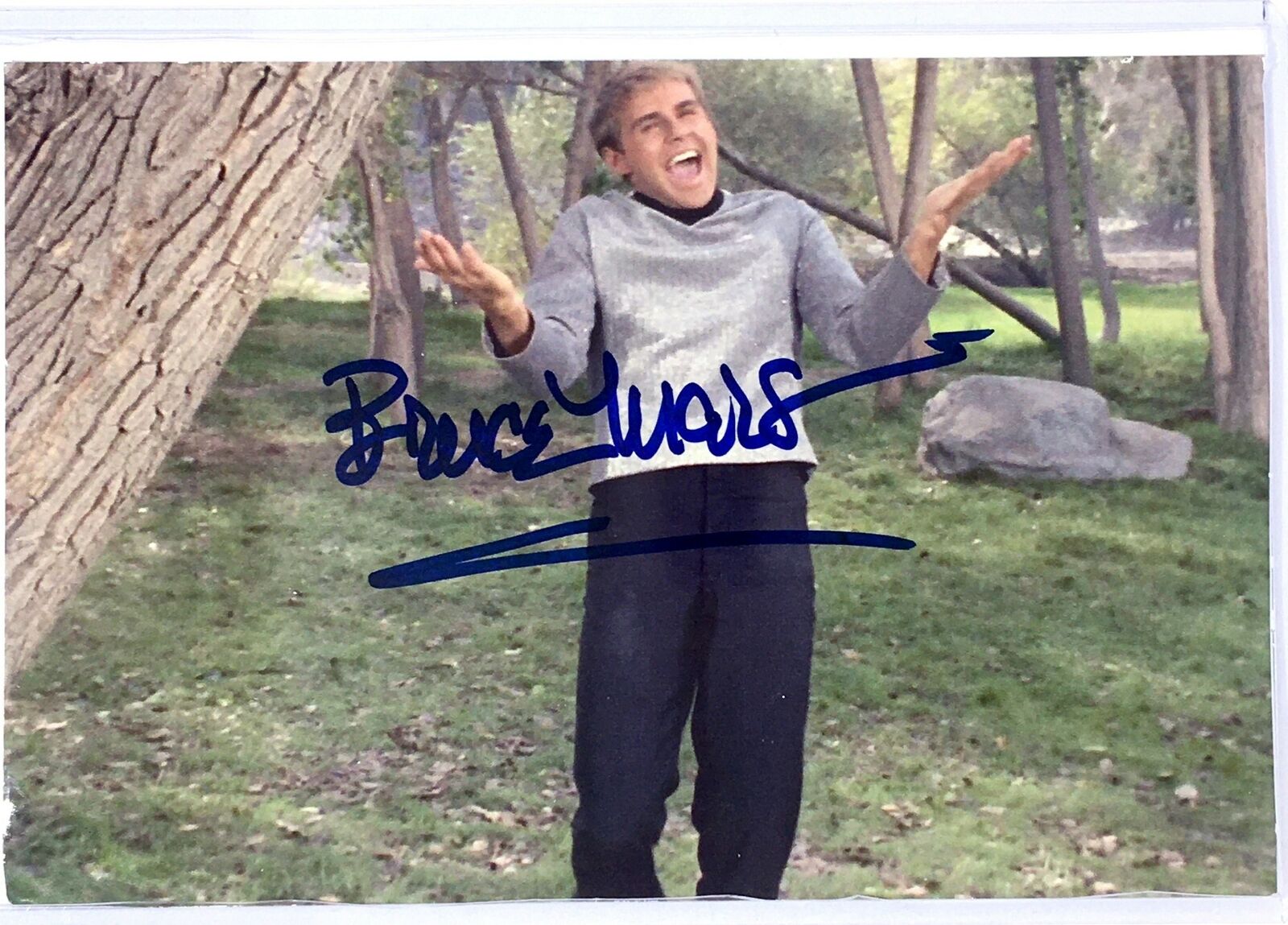 Bruce Mars Signed 4x6 Photo Poster painting Finnegan Star Trek Original Series TOS Autograph