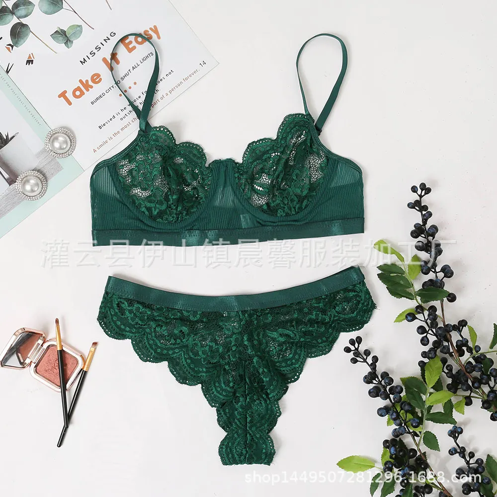 Churchf 2021 Ebay How Much Lace Lace Sexy Wrapped Chest Lingerie Lingerie Taste Set 1328
