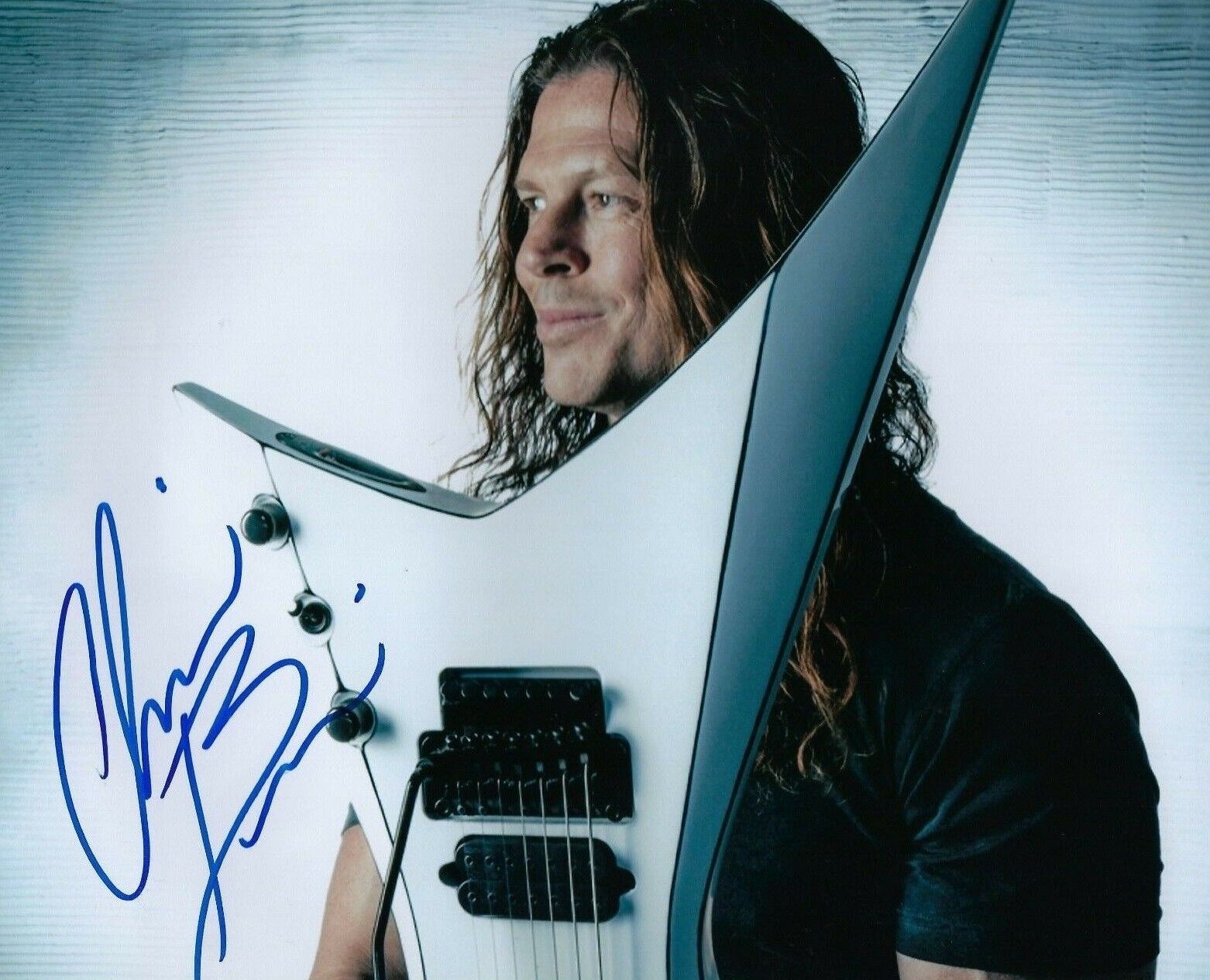 GFA Megadeth Guitarist * CHRIS BRODERICK * Signed Autographed 8x10 Photo Poster painting C4 COA