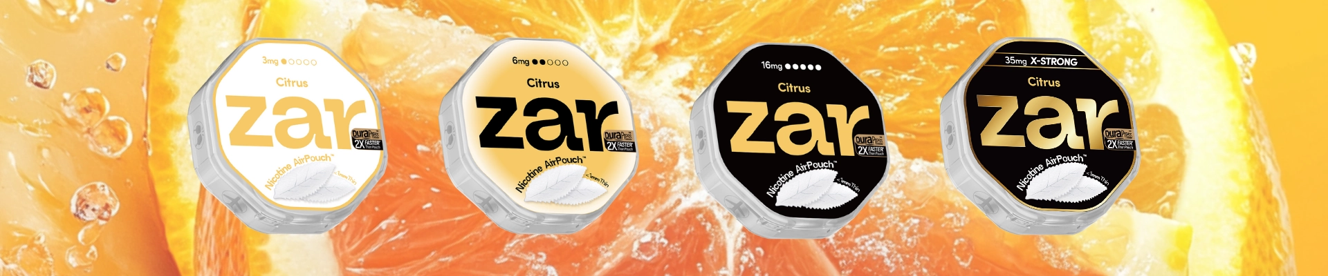 Citrus Nicotine Pouches | zar AirPouch | zarpouch.shop