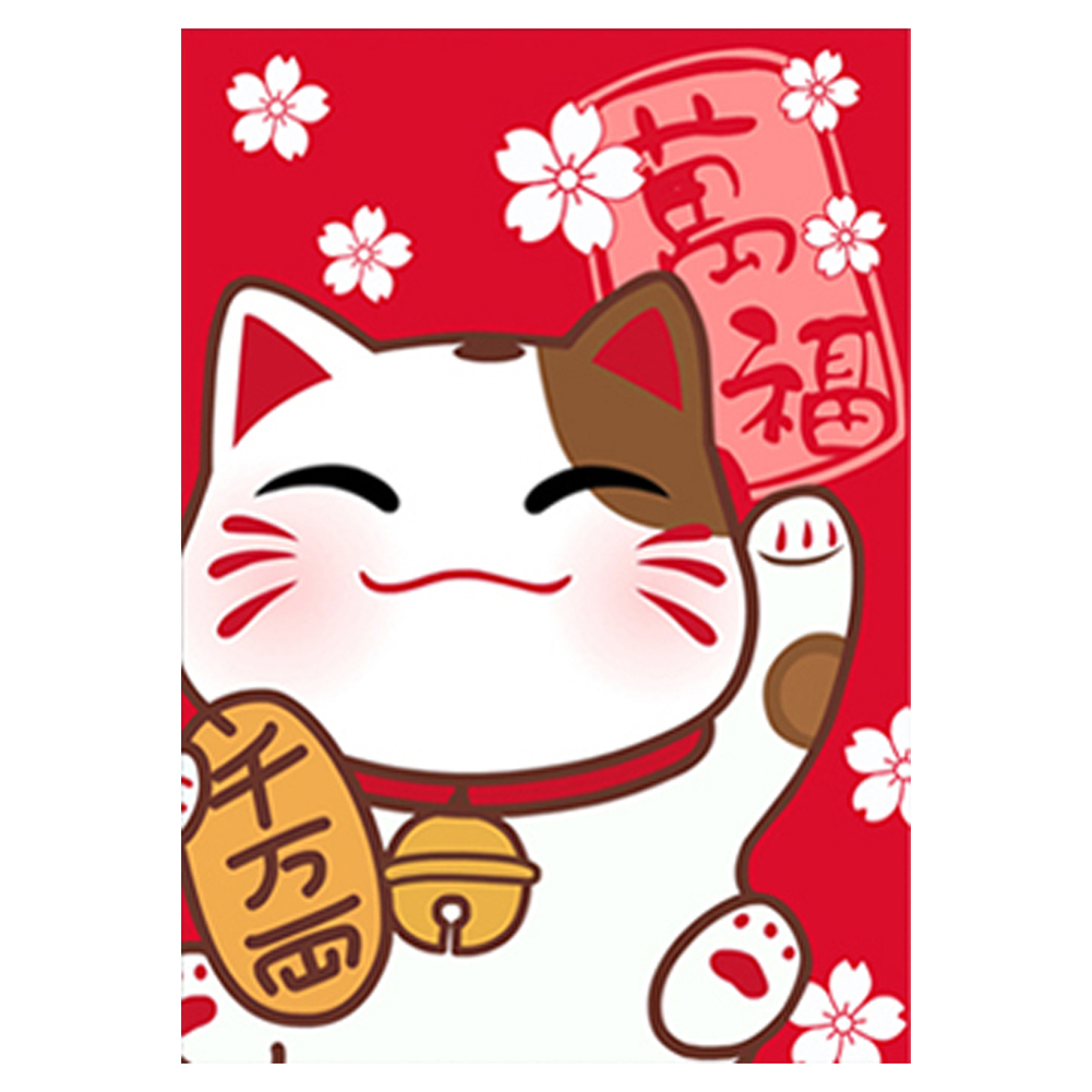

Cartoon Lucky Cat - 11CT Stamped Cross Stitch - 30*40CM, 501 Original