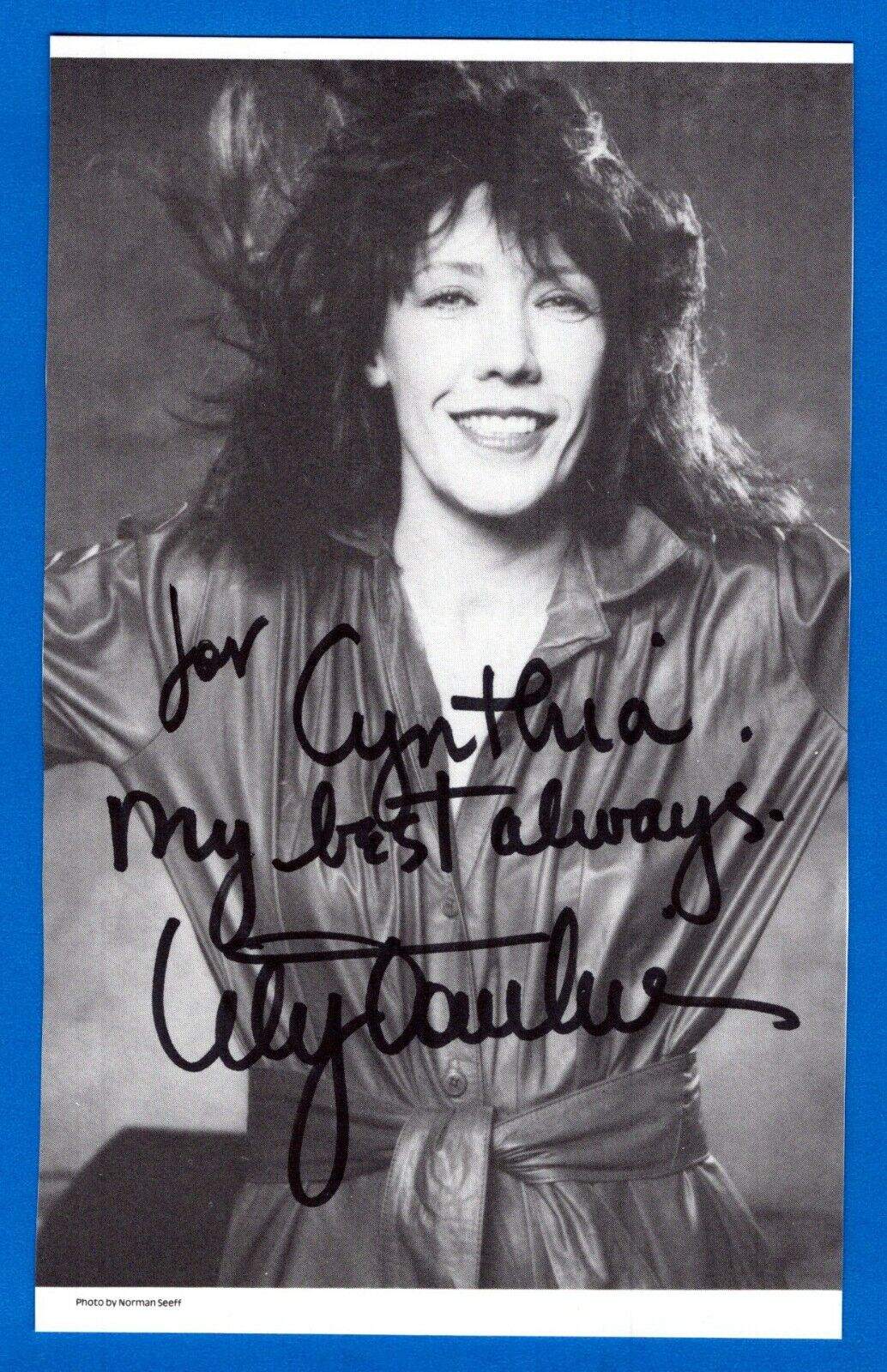 Lily Tomlin Actress Comedian Hand Signed Autograph 3.75x6 Photo Poster painting