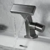 High-End Household Waterfall Basin Faucet Hot And Cold Full Copper Toilet Hotel Bathroom