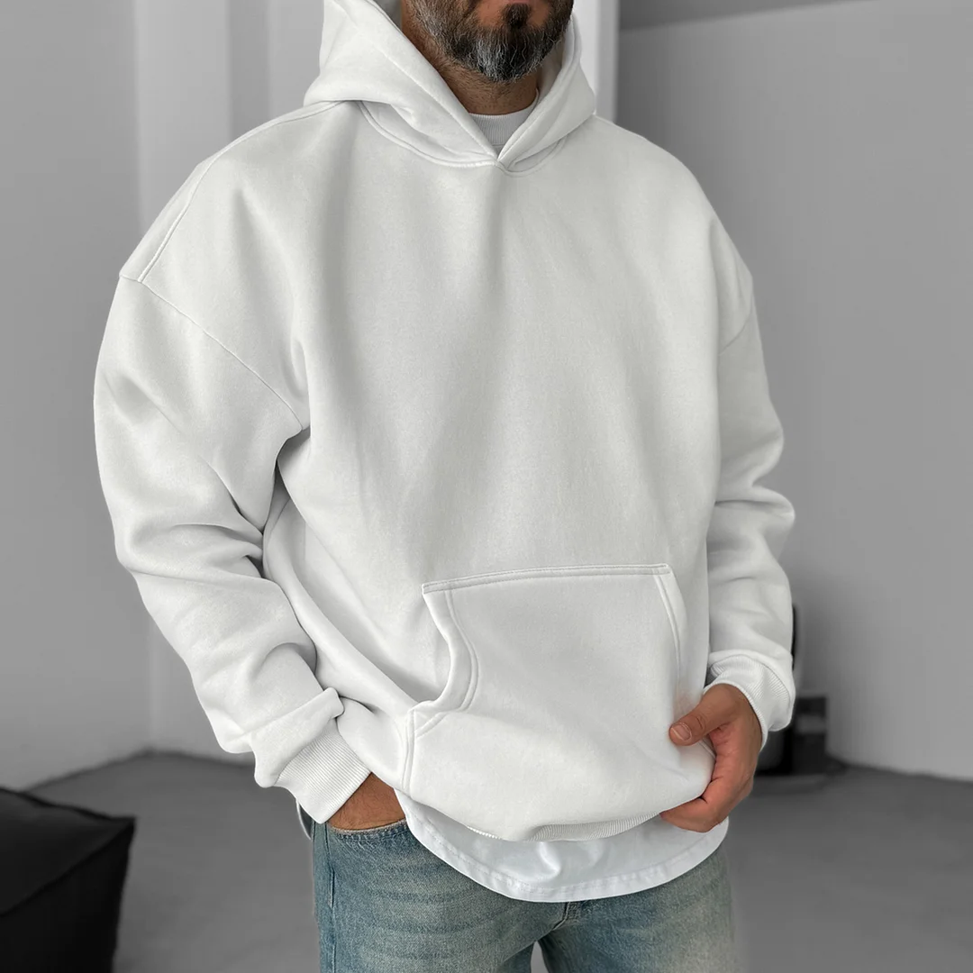 Ethnic Design Print Casual Oversized Hoodie