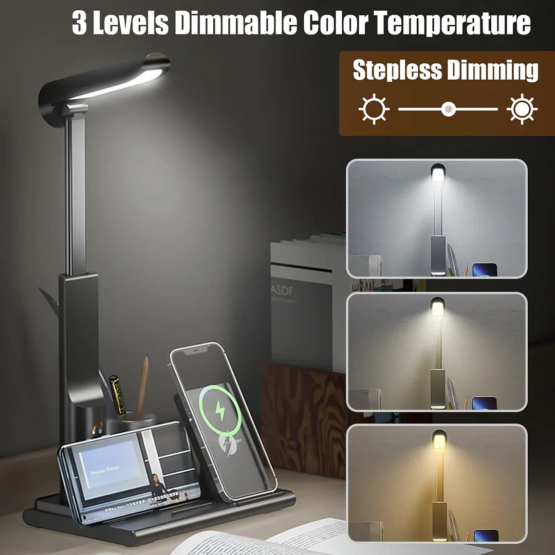 Multi-Function Wireless Desk Lamp
