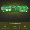 Solar/USB Powered Tire Pressure Monitor System with 4 Sensors for Trailers Cars