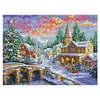 >SALE<Stamped DIY Cross Stitch 11CT Landscape Printed Canvas Embroidery (0809)