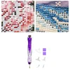 DIY Diamond Painting Stift Diamond Art Stift Diamond Painting Werkzeuge (8 Stück lila)