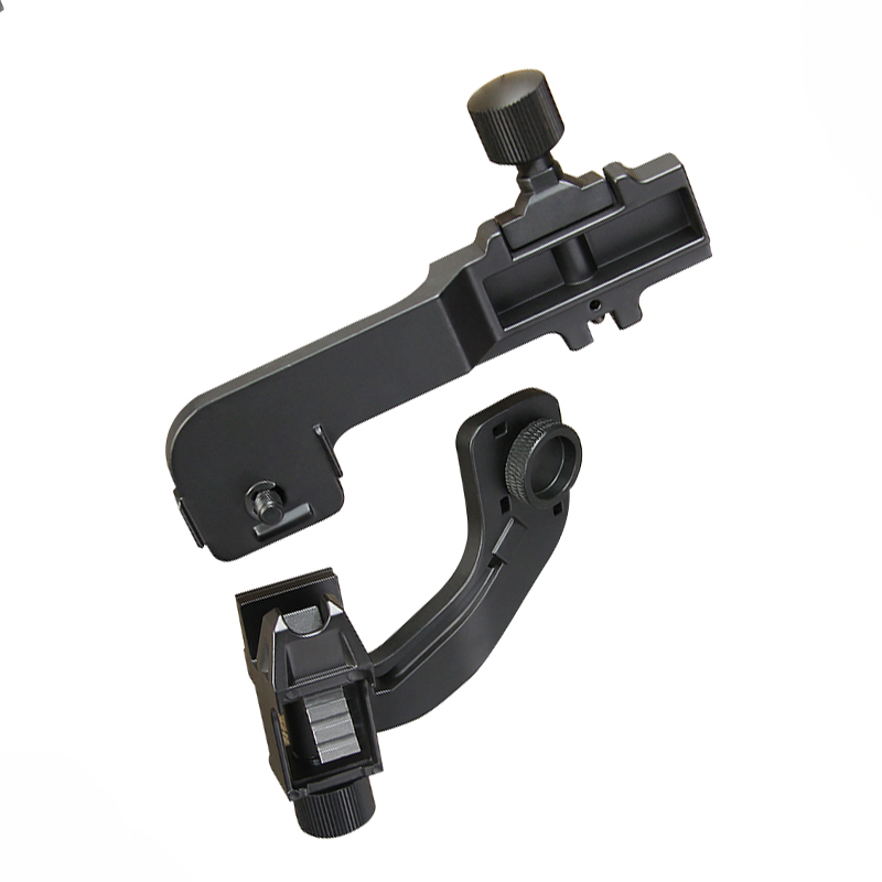 J-Arm Curved Arm and Straight Arm Combination Adapted to pvs 14 Night Vision Goggles - HaikeWargame