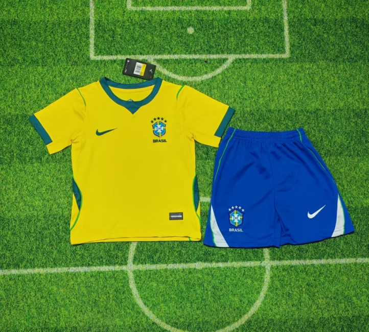2026 Brazil Home Children's Jersey