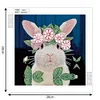 >SALE<5D DIY Partial Special Shaped Drill Diamond Painting Rabbit Craft (HB246)