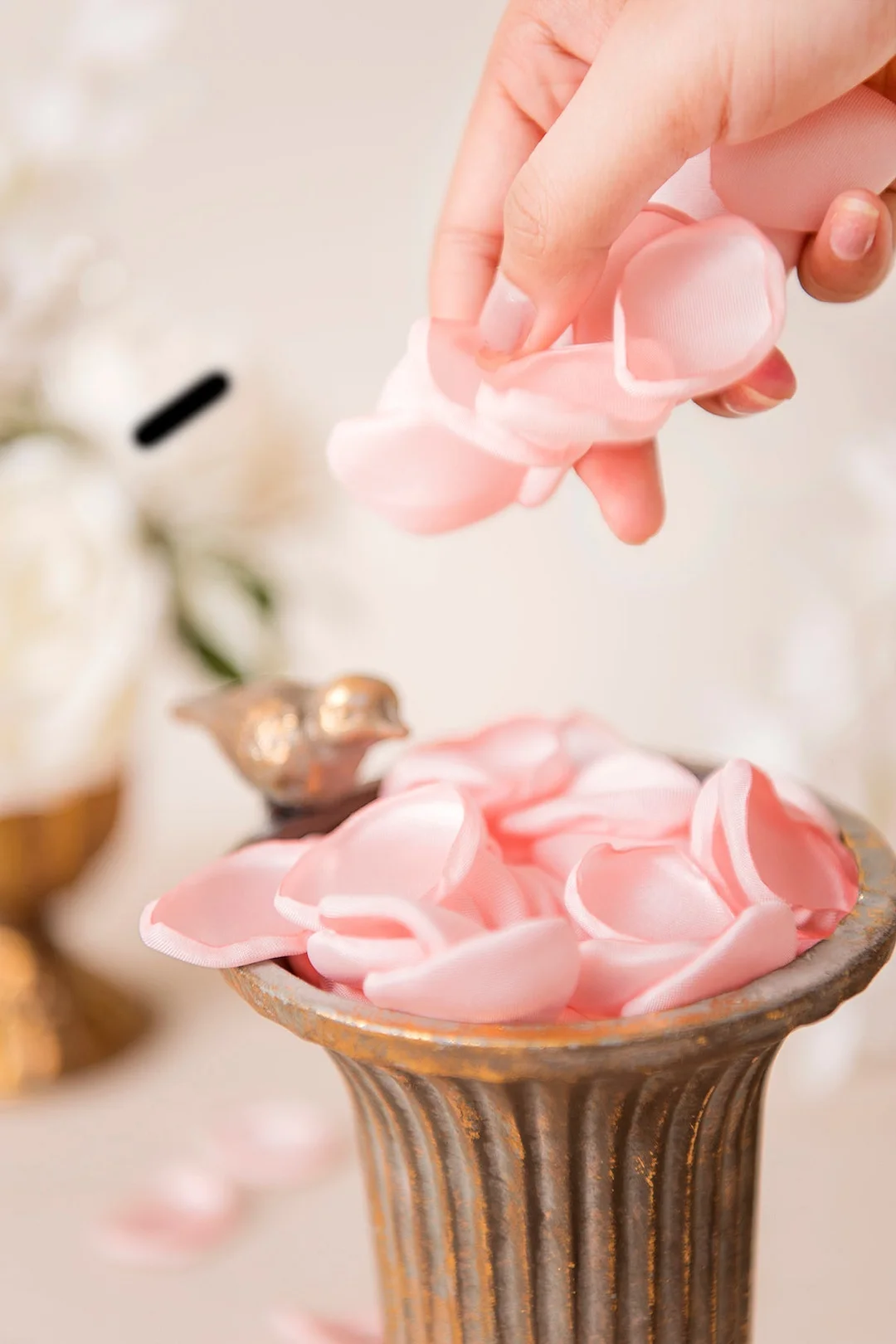 Silk Rose Petals