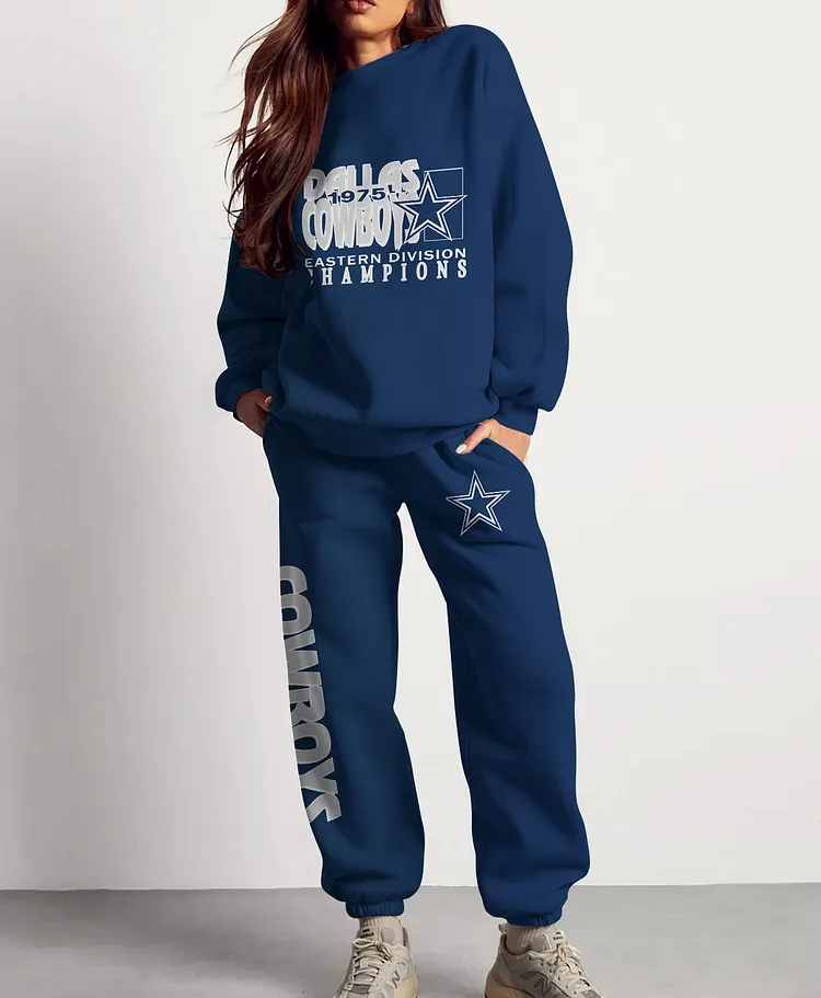 Dallas Cowboys  3D sweatsuit and sweatpants 2 piece outfits