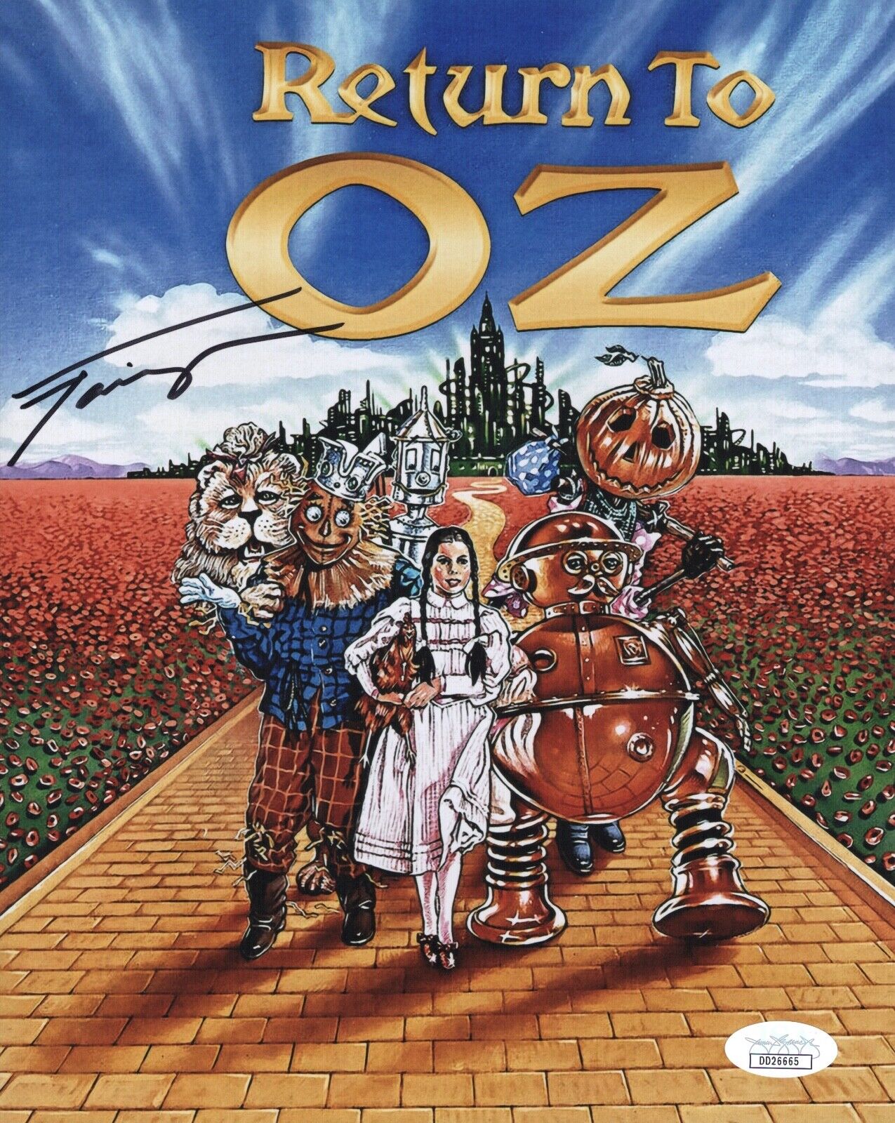 FAIRUZA BALK Signed RETURN TO OZ 8x10 Photo Poster painting SEXY Autograph The Craft JSA COA