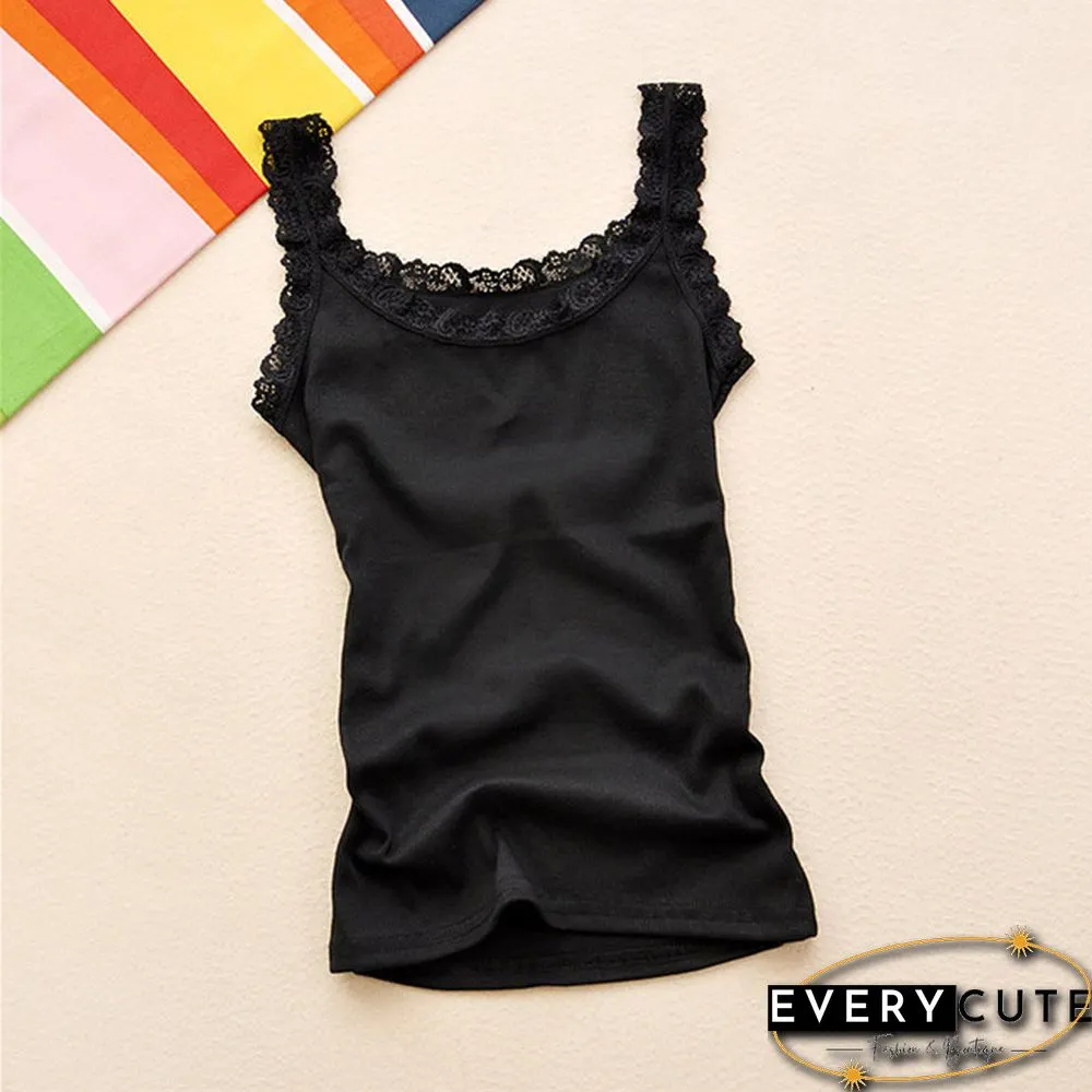 New summer female vest tops in black blue red colors-Women sleeveless tanks top