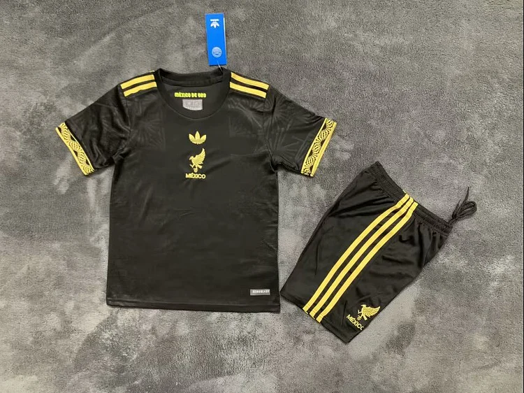 2025-26-Mexico Gold Cup Black Kit-Jersey-Children's Kit
