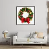 Christmas Wreath And Bow-11CT Counted Cross Stitch 40*40cm tapestrymarket