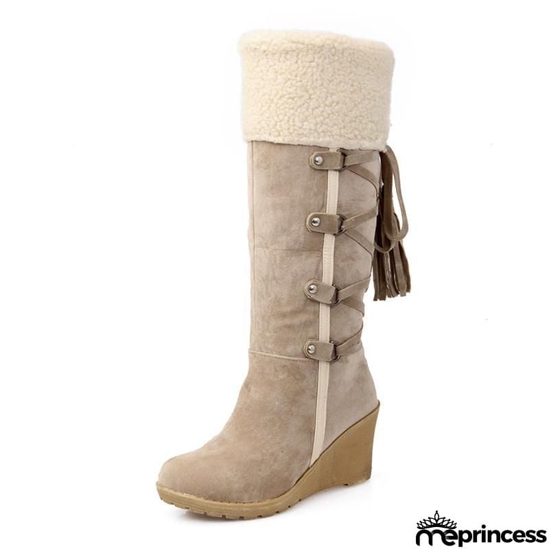 Fashion Plush Boots