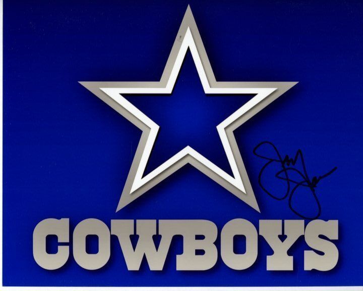 JERRY JONES Signed Autographed NFL DALLAS COWBOYS Photo Poster painting