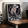 Special Shape Rhinestone Diamond Painting Kit(Silver Hat Butterfly Girl)