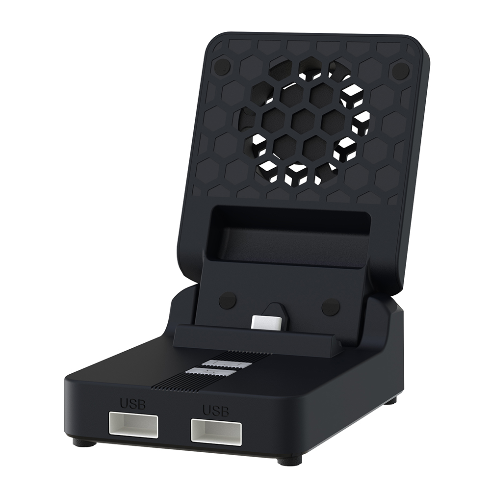 

Folding TV Docking Station for Nintendo Switch with 2 USB 2.0 Ports + Fan, 501 Original