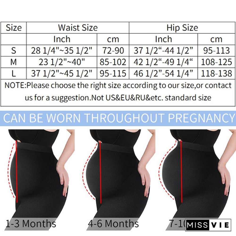 Womens Maternity Leggings Seamless Belly Compression Pregnancy Support Stretch Breathable