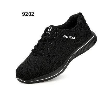 Safety Shoes Men Steel Toe Indestructible Shoes Anti-puncture Work Sneakers Breathable Safety Work Boots Male Zapatos De Hombre