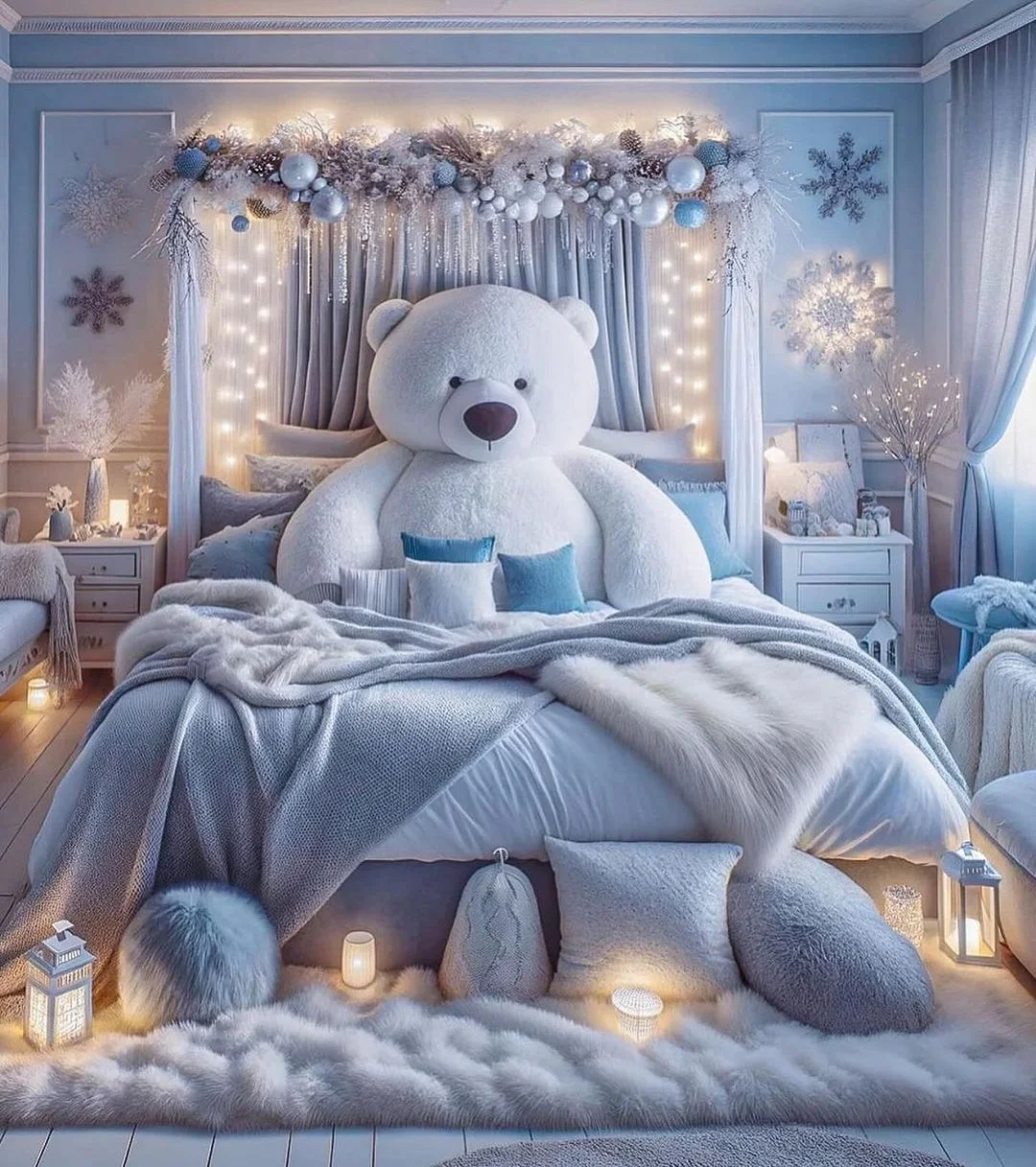 Teddy bear bed for sales adults