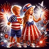 (Box Packaging)Diamond Painting-DIY Crystal Rhinestone National Flag and Children