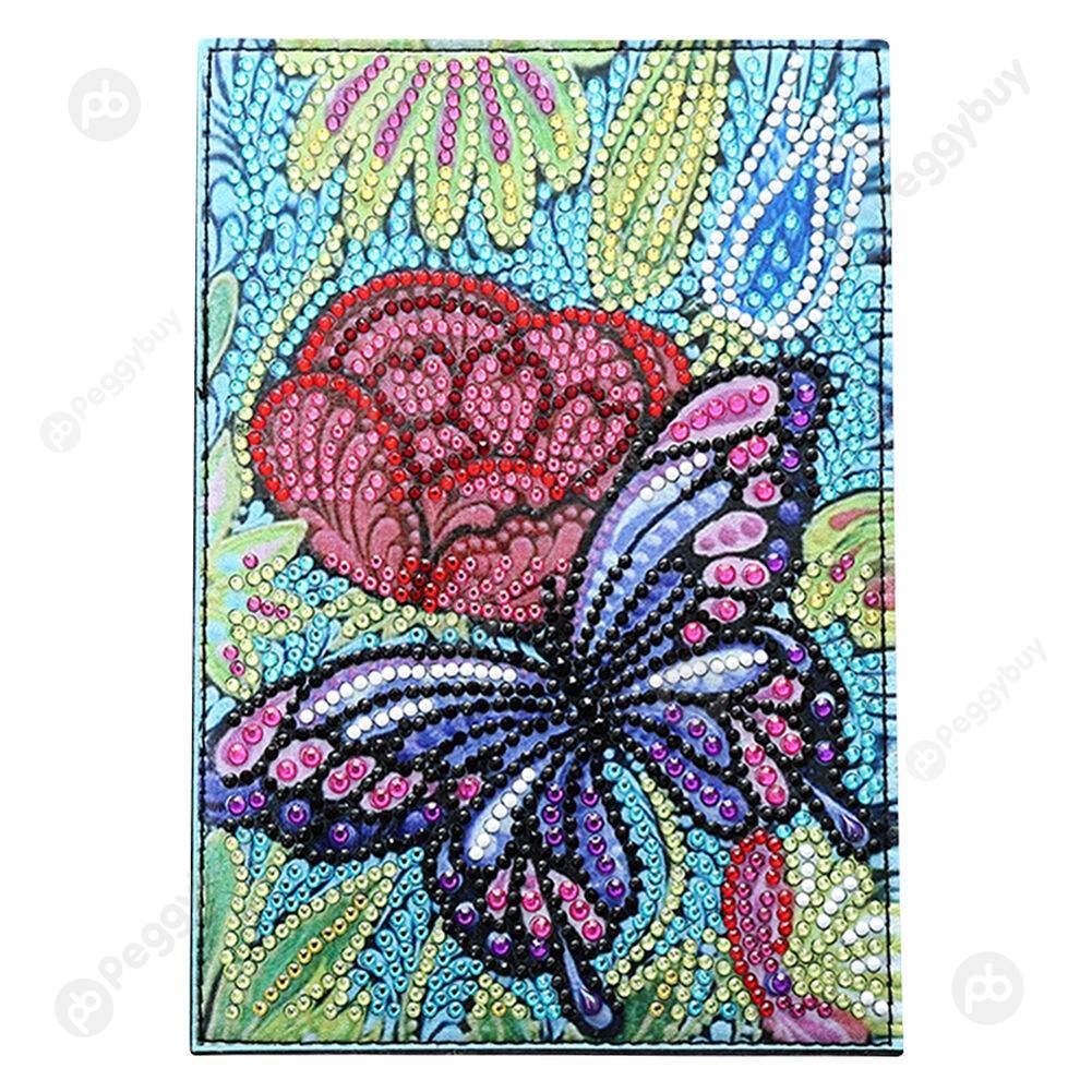 

Butterfly Passport Cover-DIY Creative Diamond Travel Storage, 501 Original