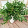 5 Stems Artificial Greenery Eucalyptus Leaves Bunch