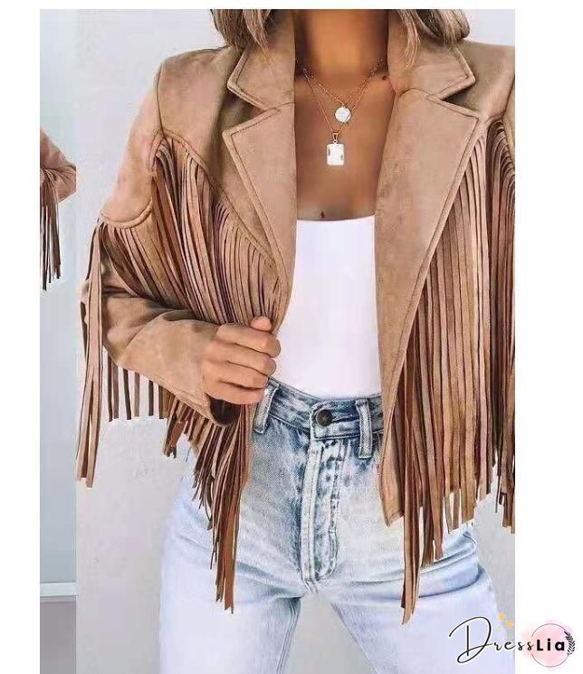 Boho Tassel Daily Coat