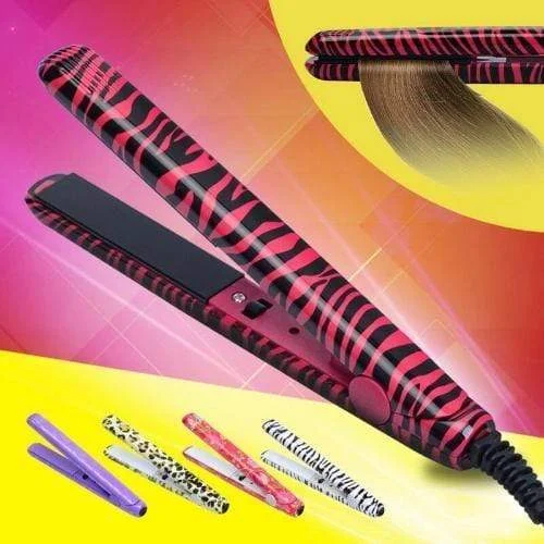 pornhint Pornhint Ceramic Hair Straightener with Digital Controls, Anti Static Flat Iron, 1 Inch