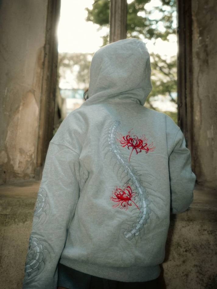 Tokyo ghoul zip up hoodie