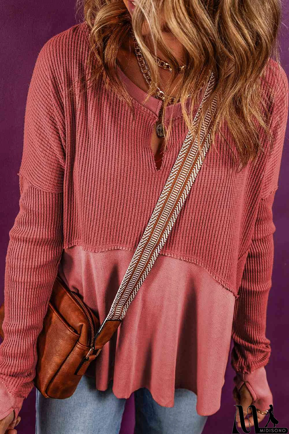 MidiSono - Effortless and Classy winter Blouse