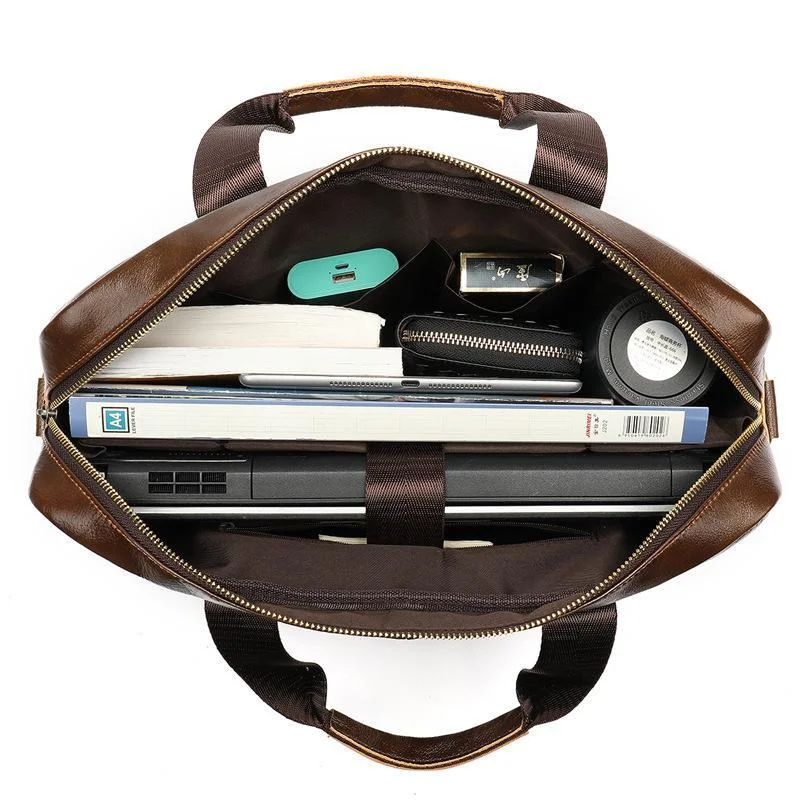 Exquisite Handbag Business Large-Capacity Messenger Bag