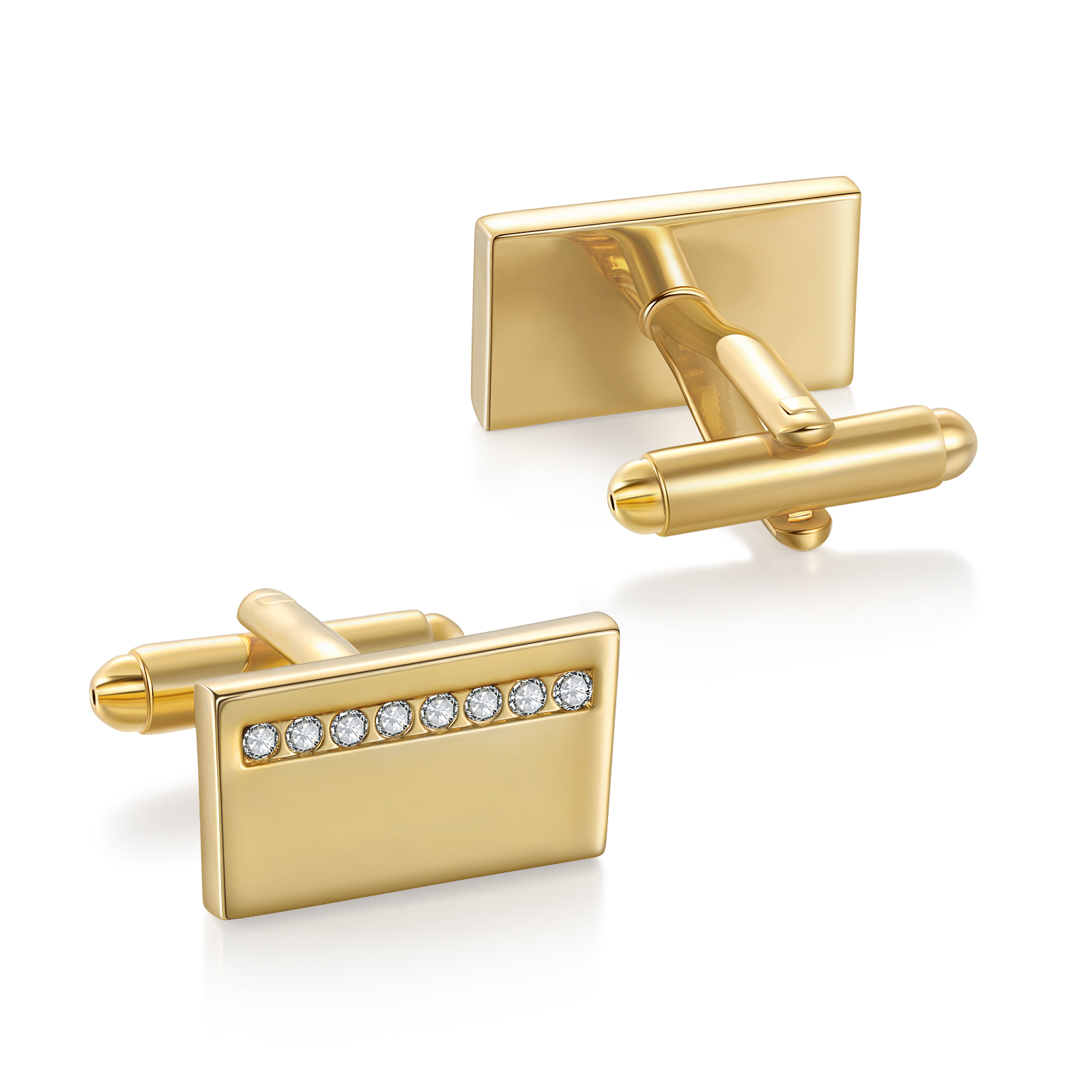 Personalised Men's Cufflinks Custom 2 Names Metal Cufflinks Copper Wedding Gift for Him-Jessemade AU