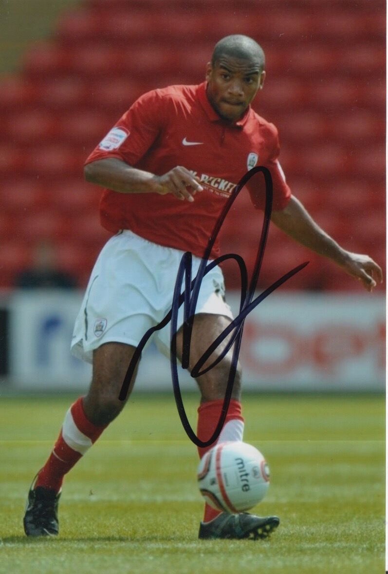 BARNSLEY HAND SIGNED MILES ADDISON 6X4 Photo Poster painting.