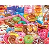 >SALE<(DE1879) Colorful Donuts Full Drill Diamond Painting 5D Mosaic Picture Home Decor 20X30cm