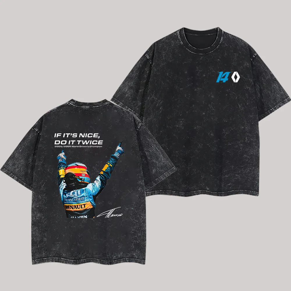 Aston Martin F1 Team Printed Oversize Washed T-Shirt